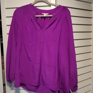 Silk Lilly Pulitzer Blouse